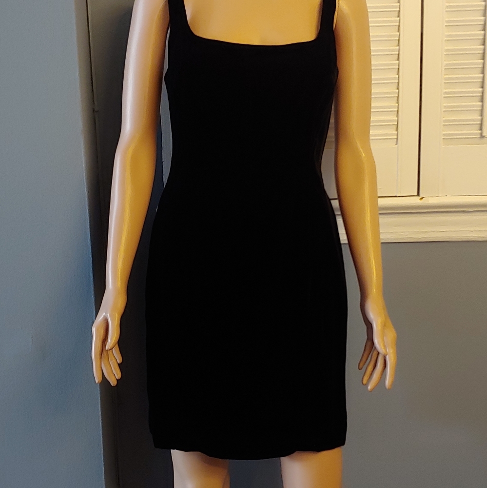 Ann Taylor Black Velvet Dress with matching Bolero